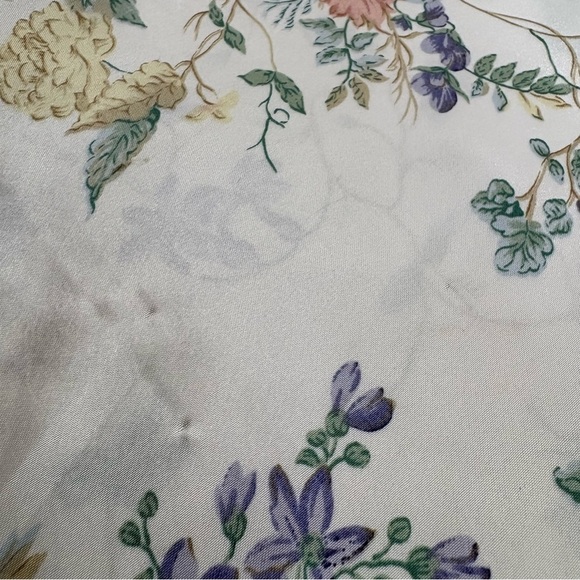 BARBIZON Vintage Sleeveless Strappy Floral Botanical Slip Nightgown Chemise - Picture 15 of 16